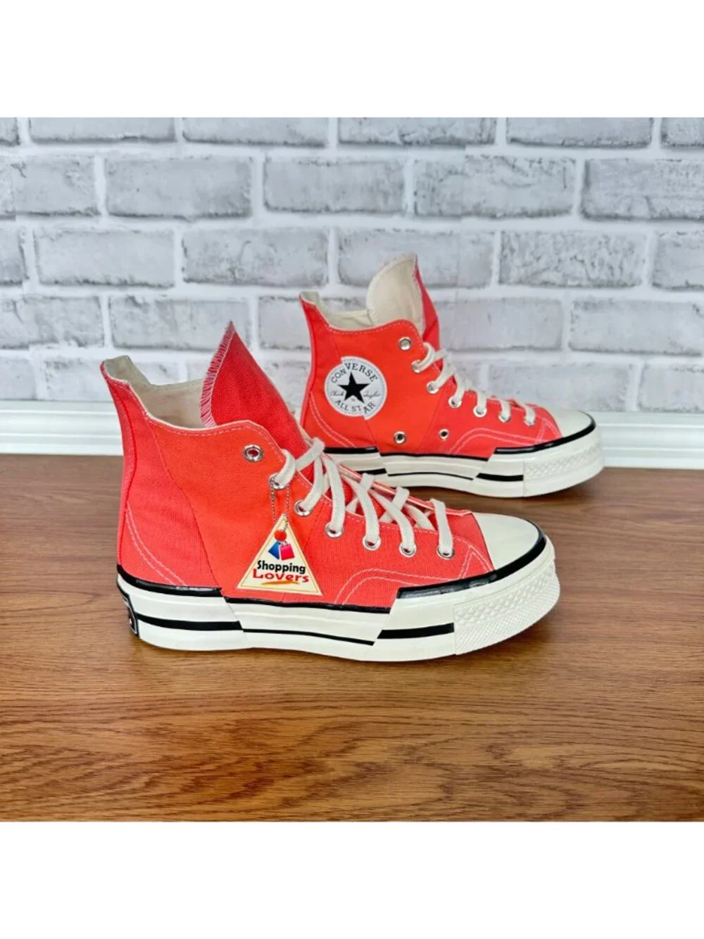 ❤️Converse Chuck 70 Plus Hi Top Platform Sz 7 Mens Shoes Orange Sneaker A06432C